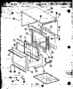 Section 2 Diagram and Parts List for RL6-5 P76250-2M Amana Microwave