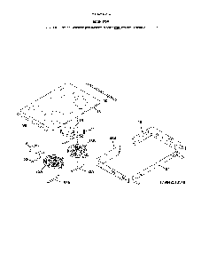 Main Top Diagram and Parts List for 79042513314  Kenmore Range