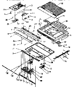 Divider Block Diagram and Parts List for TSI18R2-P1182102W  Amana Refrigerator