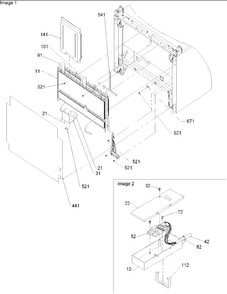 Condenser & Timer Box Assy Diagram and Parts List for BB20V1PS-P1321315WS  Amana Refrigerator