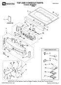 Part Location Diagram of W10099070 Whirlpool Use & Care Guide
