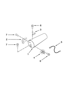 Dryer Heating Parts - Gas Diagram and Parts List for MLE20PNAGW0  Maytag Washer Dryer Combo