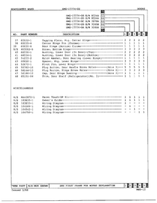 Doors/misc Page 3 Diagram and Parts List for 17774-OA  Admiral Refrigerator