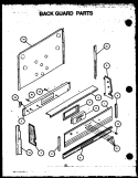 Part Location Diagram of 300771L Whirlpool Trim, lower backguar