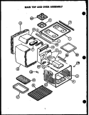 Part Location Diagram of 300810E Whirlpool OVEN LINER