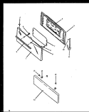 Page 4 Diagram and Parts List for SBP26ZZW P1142376N W Amana Range