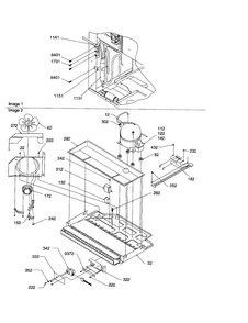Machine Compartment Diagram and Parts List for BCI21VC-P1325005WC  Amana Refrigerator