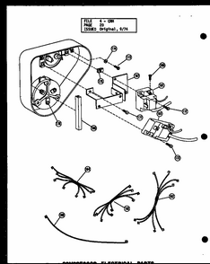 Part Location Diagram of C5962501 Whirlpool Wiring harness-lv
