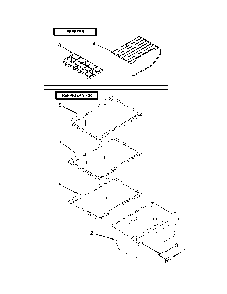 Shelf Parts Diagram and Parts List for 10676399410  Kenmore Refrigerator