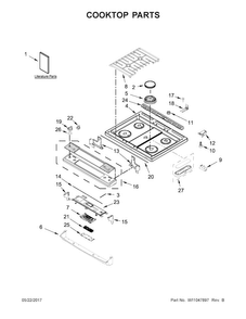 Part Location Diagram of W11198972 Whirlpool HARNS-WIRE