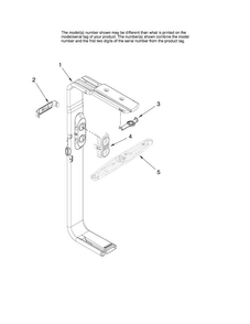 Upper Wash And Rinse Parts Diagram and Parts List for MDB6701AWQ3  Maytag Dishwasher