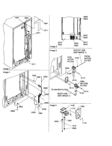 Cabinet Back Diagram and Parts List for SGD26VW-P1315208WW  Amana Refrigerator