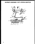BURNER ASSY WITH SPARK IGNITION Diagram and Parts List for RMS339  Caloric Range