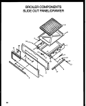 Part Location Diagram of 0088691 Whirlpool Broiler door hinge,