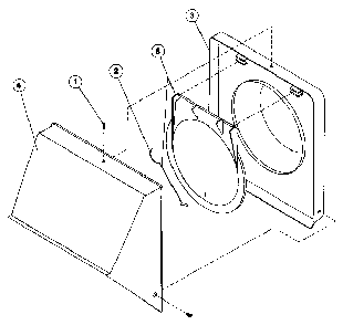 Damper Kit Diagram and Parts List for A406  Jenn-Air Range