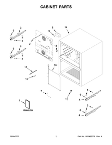 Part Location Diagram of W11467322 Whirlpool Energy Guide