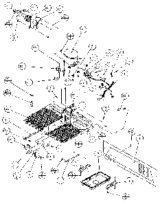 Machine Compartment - Panasonic Compressor Diagram and Parts List for 36051-P1122003W  Amana Refrigerator