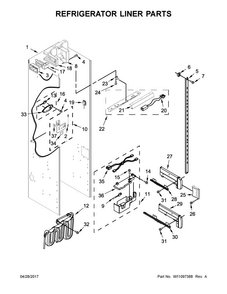 Part Location Diagram of W10795331 Whirlpool SEAL