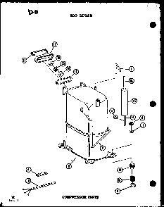 Compressor Parts Diagram and Parts List for ES218D-3ML P67535-12R Amana Air Conditioner