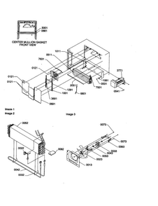 Evaporator/fan Motor Assembly Diagram and Parts List for TN21V2L-P1315907WL  Amana Refrigerator