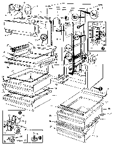 Fresh Food Section Diagram and Parts List for JRSD225B M9Q20A Jenn-Air Refrigerator