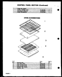 OVEN ACCESSORIES Diagram and Parts List for QKO-661D  Amana Wall Oven