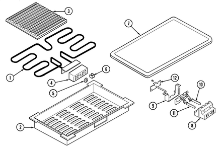 Accessories Diagram and Parts List for AO360  Jenn-Air Range
