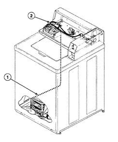 Harnesses Diagram and Parts List for SWT2A0LN1124  Speed Queen Washer