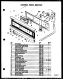 Page 1 Diagram and Parts List for QDO-695D  Amana Wall Oven