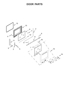 Part Location Diagram of W10541911 Whirlpool Mounting Bracket