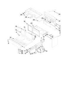 Part Location Diagram of WPW10145767 Whirlpool VENT-OVEN