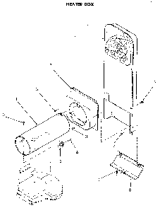 Heater Diagram and Parts List for NG4819L53738  Speed Queen Dryer