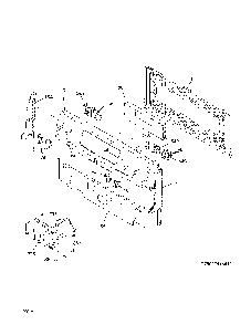 Backguard Diagram and Parts List for 79097403410  Kenmore Range