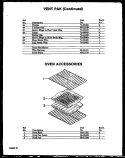 OVEN ACCESSORIES Diagram and Parts List for QMD-810  Amana Microwave