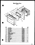 Page 2 Diagram and Parts List for DDO-762  Amana Microwave