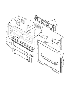 Part Location Diagram of WPW10271769 Whirlpool Electronic Control Board