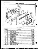 Part Location Diagram of 68150 Whirlpool HANDLE, OVEN DOOR