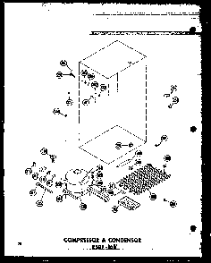 Section 6 Diagram and Parts List for ESRF-16W-C-P60303-23WC  Amana Refrigerator