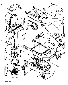 Vacuum Cleaner Parts Diagram and Parts List for 1162439082  Kenmore Filters & Accessories