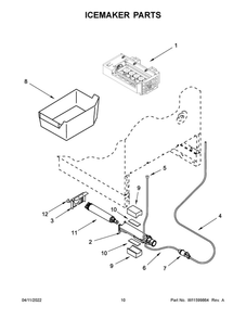 Part Location Diagram of W11580302 Whirlpool INSULATION