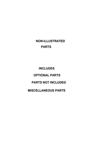 Optional Parts (not Included) Diagram and Parts List for MGDX550XW0  Maytag Dryer
