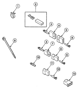 Terminals Diagram and Parts List for SSEY17LF  Speed Queen Dryer