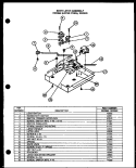DOOR LATCH ASSY Diagram and Parts List for DD0880  Amana Microwave