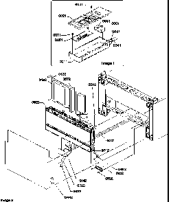 Condenser Assembly/high Voltage Box Diagram and Parts List for BXF19TW-P1311901WW  Amana Refrigerator