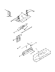Door Panel Parts Diagram and Parts List for 66512833K313  Kenmore Dishwasher