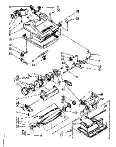 Vacuum Cleaner Diagram and Parts List for 11638830  Kenmore Upright Vacuum