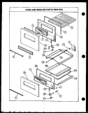 Part Location Diagram of 0073879 Whirlpool Oven window assy.
