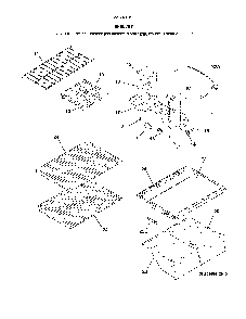 Shelves Diagram and Parts List for 25360412617  Kenmore Refrigerator