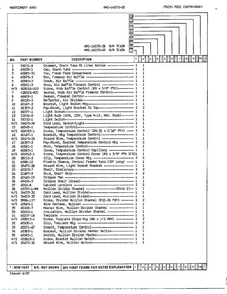 Fresh Food Compartment Page 2 Diagram and Parts List for 14070B-0  Admiral Refrigerator