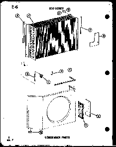 Condenser Parts Diagram and Parts List for 624-3P P67119-31R Amana Air Conditioner